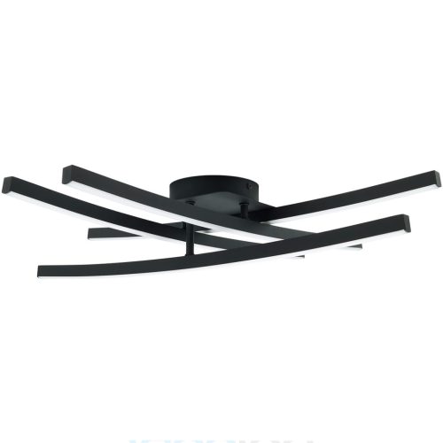 LED mennyezeti lámpa mennyezeti csillár AUSTIN 48W 4000K fekete