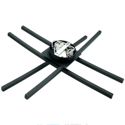 LED mennyezeti lámpa mennyezeti csillár AUSTIN 48W 4000K fekete