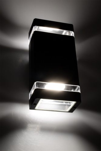 Kerti lámpa Emelés fali lámpa fel és le 2xGU10 VELA IP54