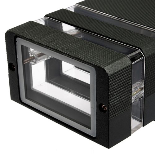 Kerti fali lámpa Emelés Dupla fel-le VELA II LED 2x GU10 Fekete IP54