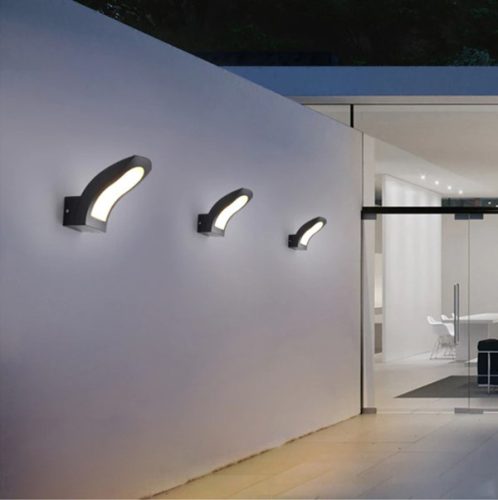 Kerti lámpa emelő fali lámpa 10W 4000K 840lm DORADO BLACK IP54