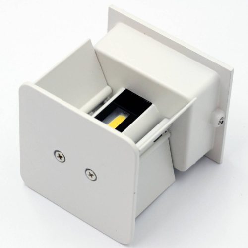 Kültéri homlokzati lámpatest LED FALI LÁMPA 2x 3W 4000K IP54 Leo White