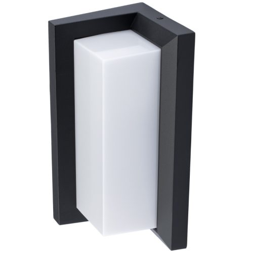 Kerti fali lámpa E27 CETUS BLACK Elevation Kerti fali lámpa mozgás- és szürkületérzékelővel