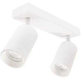   QUALIS SPOT mennyezeti lámpa Reflektor Halogén lámpatest 2xGU10 Fehér