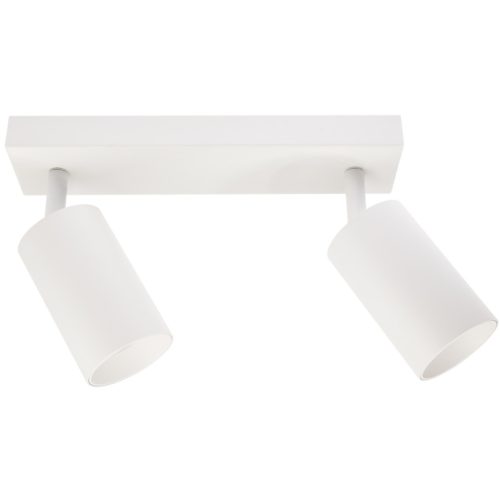 QUALIS SPOT mennyezeti lámpa Reflektor Halogén lámpatest 2xGU10 Fehér