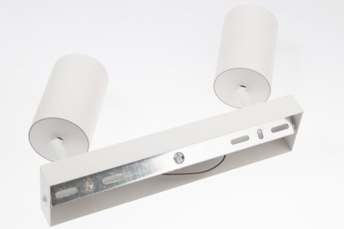 QUALIS SPOT mennyezeti lámpa Reflektor Halogén lámpatest 2xGU10 Fehér