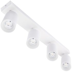   QUALIS SPOT mennyezeti lámpa Reflektor Halogén lámpatest 4xGU10 Fehér