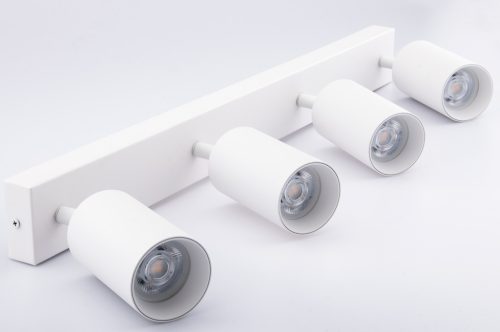 QUALIS SPOT mennyezeti lámpa Reflektor Halogén lámpatest 4xGU10 Fehér