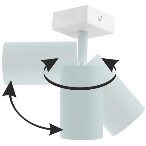 QUALIS SPOT mennyezeti lámpa Reflektor Halogén lámpatest 4xGU10 Fehér
