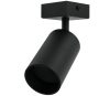 QUALIS SPOT mennyezeti lámpa, reflektor, halogén GU10 vasalat, fekete