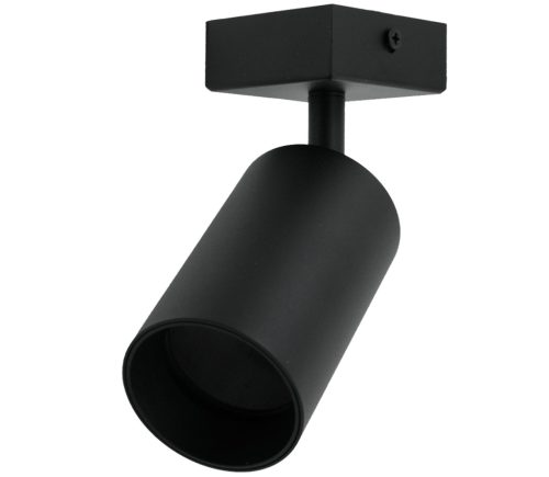 QUALIS SPOT mennyezeti lámpa, reflektor, halogén GU10 vasalat, fekete
