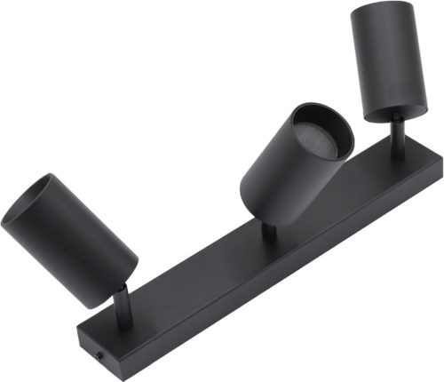 Mennyezeti lámpa 3x GU10 SPOT LED lámpa QUALIS III Fekete