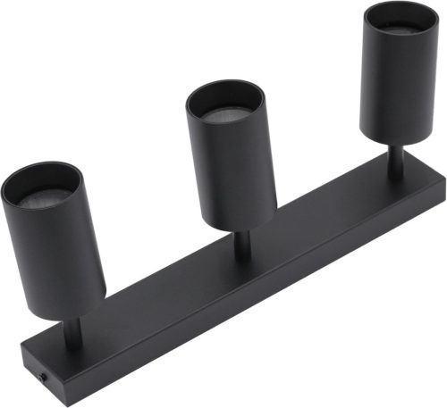 Mennyezeti lámpa 3x GU10 SPOT LED lámpa QUALIS III Fekete