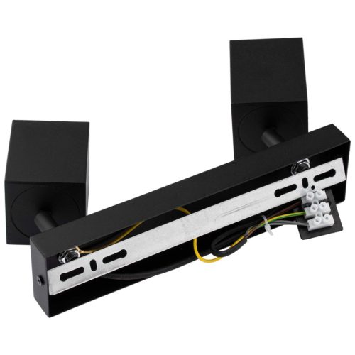 Mennyezeti lámpa fali reflektor 2xGU10 QUANTUS Fekete