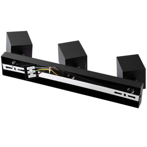 Mennyezeti lámpa fali reflektor 3xGU10 QUANTUS Fekete