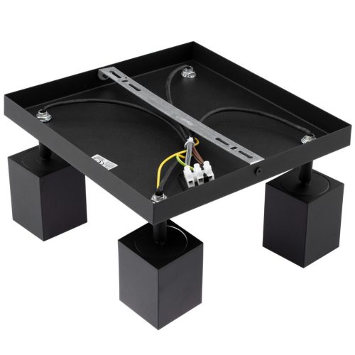 Mennyezeti lámpa reflektor 4xGU10 QUANTUS Fekete