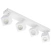 Mennyezeti lámpa Reflektor 4xGU10 Strip Bar QUANTUS Fehér