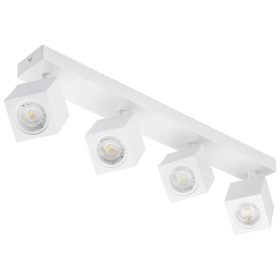 Mennyezeti lámpa Reflektor 4xGU10 Strip Bar QUANTUS Fehér