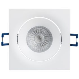   Halogén süllyesztett mennyezeti négyzet alakú mozgatható lámpatest, fehér GU10