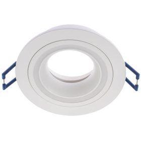   HALOGÉN lámpatest TRIBUS Süllyesztett Fix Kerek Fehér GU10