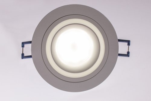 HALOGÉN lámpatest TRIBUS Süllyesztett Fix Kerek Fehér GU10