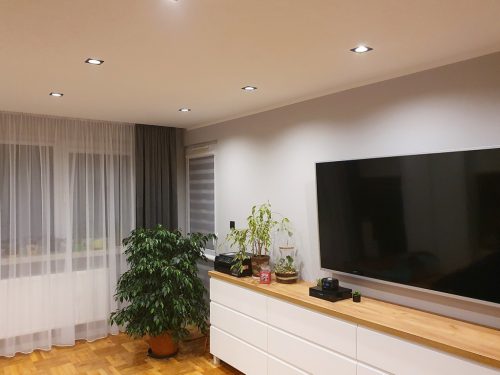 CLARO HALOGÉN Fixture Fix SQUARE Fekete GU10