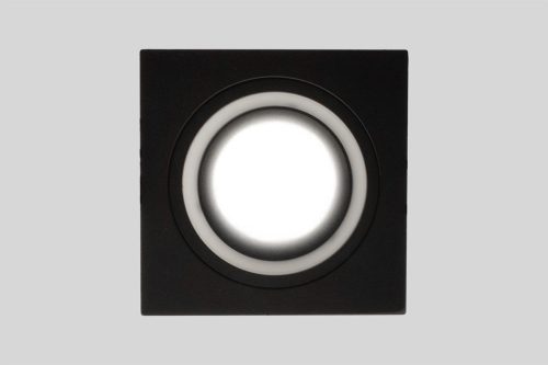 CLARO HALOGÉN Fixture Fix SQUARE Fekete GU10