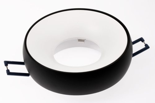 HALOGÉN COLOSEUM süllyesztett, fix, kerek fekete GU10 fixture