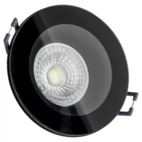   AQUA HALOGÉN lámpatest süllyesztett fix kerek fekete GU10 IP44