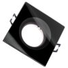 AQUA HALOGÉN Fixture fix négyzet alakú fekete GU10 IP44