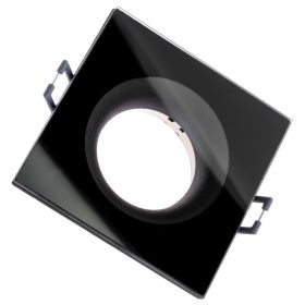 AQUA HALOGÉN Fixture fix négyzet alakú fekete GU10 IP44