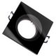 AQUA HALOGÉN Fixture fix négyzet alakú fekete GU10 IP44
