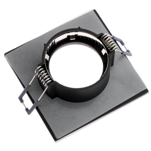 AQUA HALOGÉN Fixture fix négyzet alakú fekete GU10 IP44