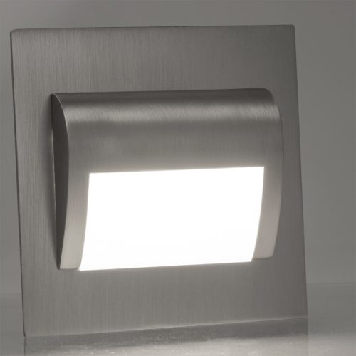 Lépcső lampatest CCT DECORUS 9 LED lámpa 1.2W Satin ProVero meleg + hideg