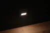 Lépcső lampatest CCT DECORUS 9 LED lámpa 1.2W Satin ProVero meleg + hideg