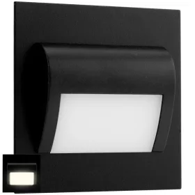   DECORUS lépcsőházi lámpatest LED lámpa 1.2W Fekete ProVero Neutral 4000K 12V DC
