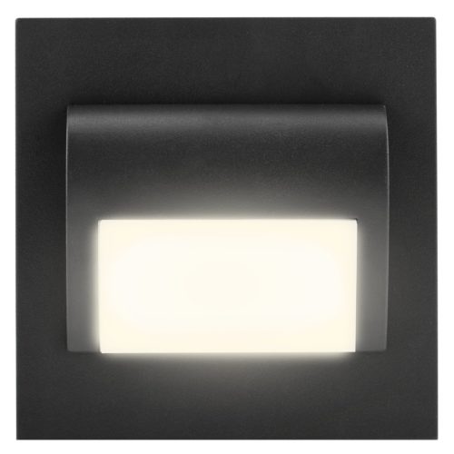 DECORUS lépcsőházi lámpatest LED lámpa 1,2W Grafit ProVero Neutral 4000K 12V DC