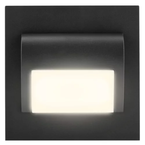 DECORUS lépcsőházi lámpatest LED lámpa 1,2W Grafit ProVero Neutral 4000K 12V DC