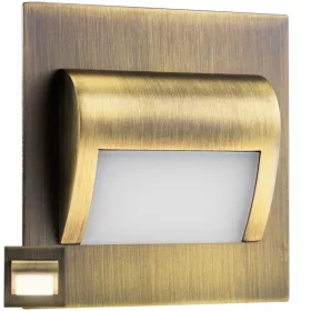   DECORUS lépcsőházi lámpatest LED lámpa 1,2W sárgaréz ProVero Neutral 4000K 12V DC