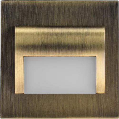 DECORUS lépcsőházi lámpatest LED lámpa 1,2W sárgaréz ProVero Neutral 4000K 12V DC
