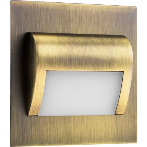 DECORUS lépcsőházi lámpatest LED lámpa 1,2W sárgaréz ProVero Neutral 4000K 12V DC