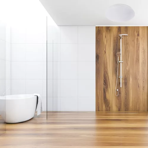 LED mennyezeti fürdőszobai lámpa ORLANDO 40W IP44 CCT 3000K-6000K 38cm + TÁVIRÁNYÍTÓ