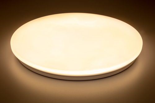 LED mennyezeti fürdőszobai lámpa ORLANDO 40W IP44 CCT 3000K-6000K 38cm + TÁVIRÁNYÍTÓ
