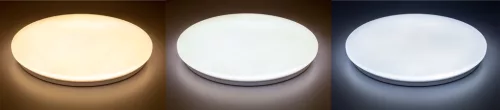 LED mennyezeti fürdőszobai lámpa ORLANDO 40W IP44 CCT 3000K-6000K 38cm + TÁVIRÁNYÍTÓ