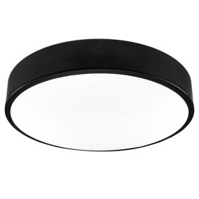   Felületre szerelhető LED mennyezeti lámpa 24W 4000K HOUSTON Fekete 30cm