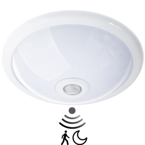 LED mennyezeti lámpa DALLAS 2x E27 mozgás- és szürkületérzékelő