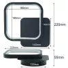 Fali lámpa LED CLOVER 14W 4000K Fekete