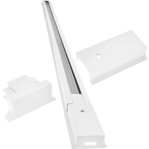 Gyűjtősín fehér, egyfázisú alumínium sín sínes spotlámpákhoz 100cm