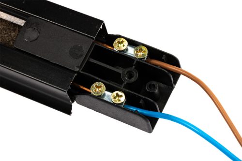 Fekete egyfázisú alumínium sín 100 cm-es sínreflektorokhoz