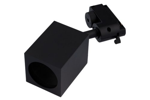 GU10 BRICK fekete sínlámpa egyfázisú sínekhez